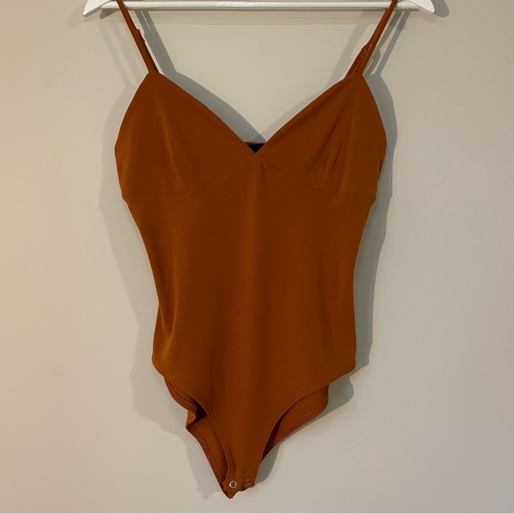 Forever 21 Rust Orange Stretchy Bodysuit